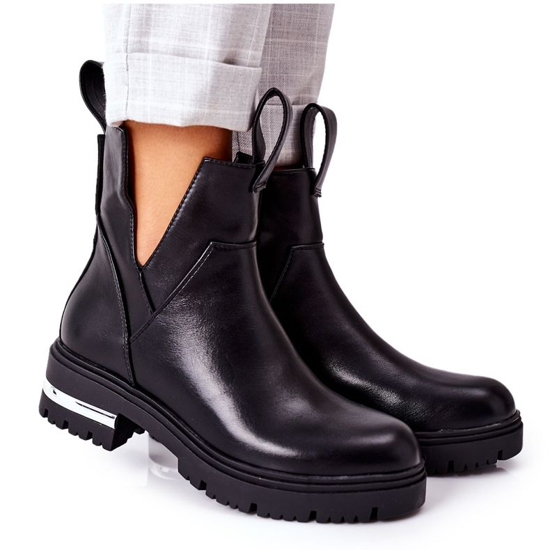 PS1 Botas quentes pretas botas Jodhpur Rock It preto PS1 Botas quentes pretas botas Jodhpur Rock It preto