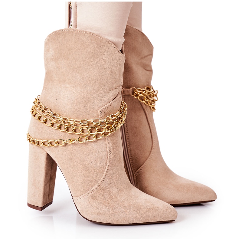 PS1 Botas quentes em um poste Bege Boa impressão