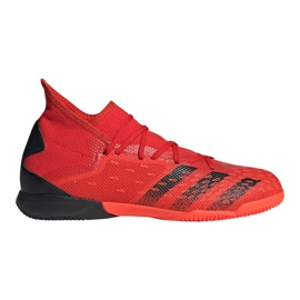 Chuteiras Adidas Predator Freak.3 In M FY6285 vermelho laranjas e vermelhos