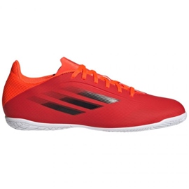 Chuteiras Adidas X Speedflow.4 In M FY3346 vermelho laranjas e vermelhos