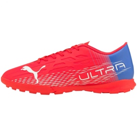 Chuteira Puma Ultra 4.3 Tt M 106536 01 vermelho laranjas e vermelhos