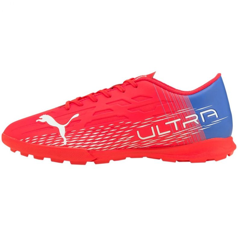 Chuteira Puma Ultra 4.3 Tt M 106536 01 vermelho laranjas e tintos