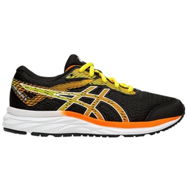 Asics Gel-Excite 6 Gs Jr 1014A079-003 preto laranja amarelo