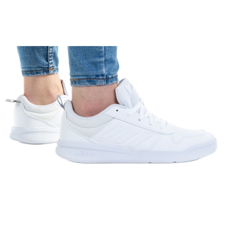 Sapatos Adidas Tensaur K S24039 branco azul marinho