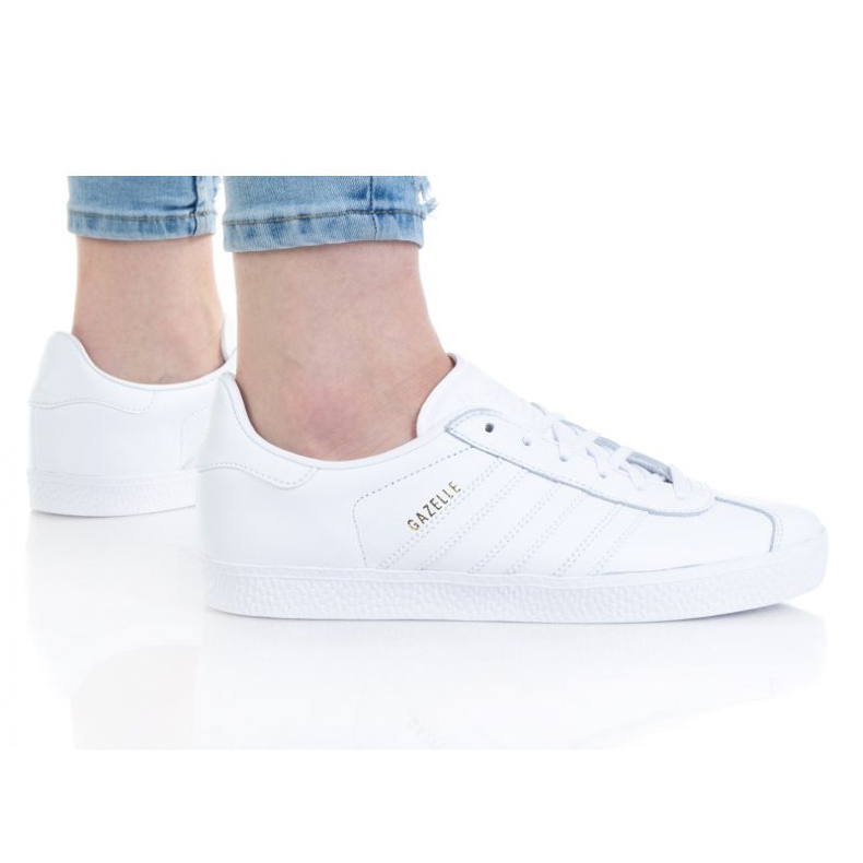 Sapatos Adidas Gazelle Jr BY9147 branco