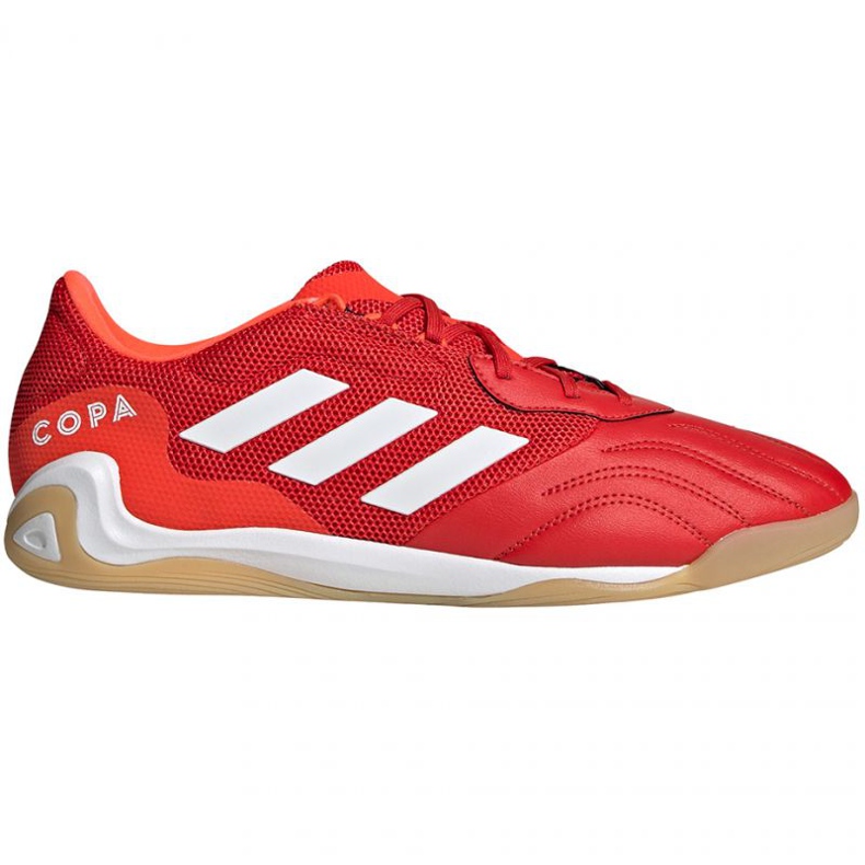 Adidas Copa Sense.3 Chuteiras In Sala M FY6192 vermelho laranjas e tintos