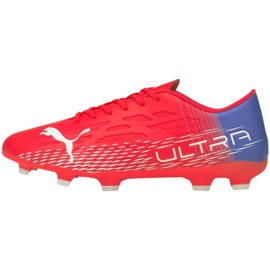 Chuteira Puma Ultra 4.3 Fg Ag M 106532 01 vermelho laranjas e vermelhos