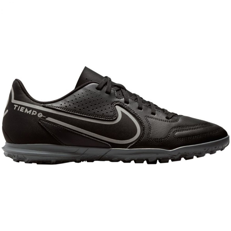 Chuteiras Nike Tiempo Legend 9 Club Tf M DA1193 004 preto preto
