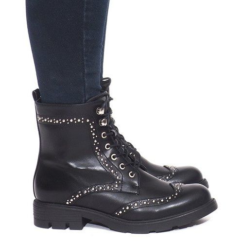 Botas militares isoladas S92 pretas preto