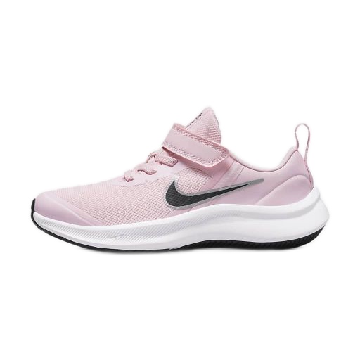 Tênis Nike Star Runner 3 (PSV) Jr DA2777-601 preto rosa prata