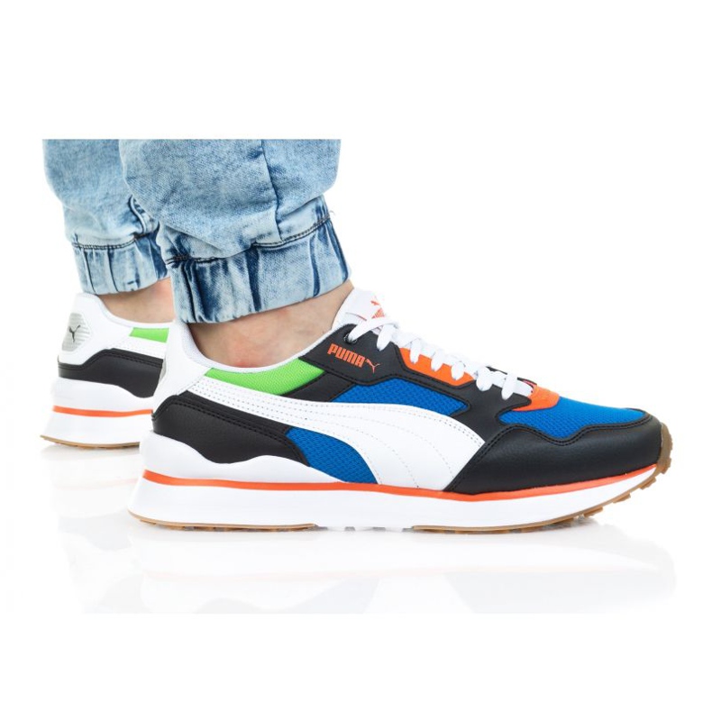 Puma R78 Futr M 374895 13 branco preto azul multicolorido