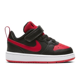 Sapatos Nike Court Brough Low 2 (TDV) Jr BQ5453-007 preto Sapatos Nike Court Brough Low 2 (TDV) Jr BQ5453-007 preto