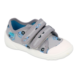 Calçados infantis Befado 907P141 azul cinza