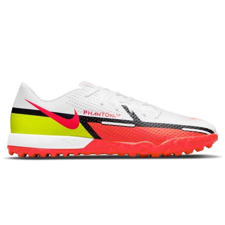 Chuteiras Nike Phantom GT2 Academy Tf M DC0803-167 multicolorido branco Chuteiras Nike Phantom GT2 Academy Tf M DC0803-167 multicolorido branco