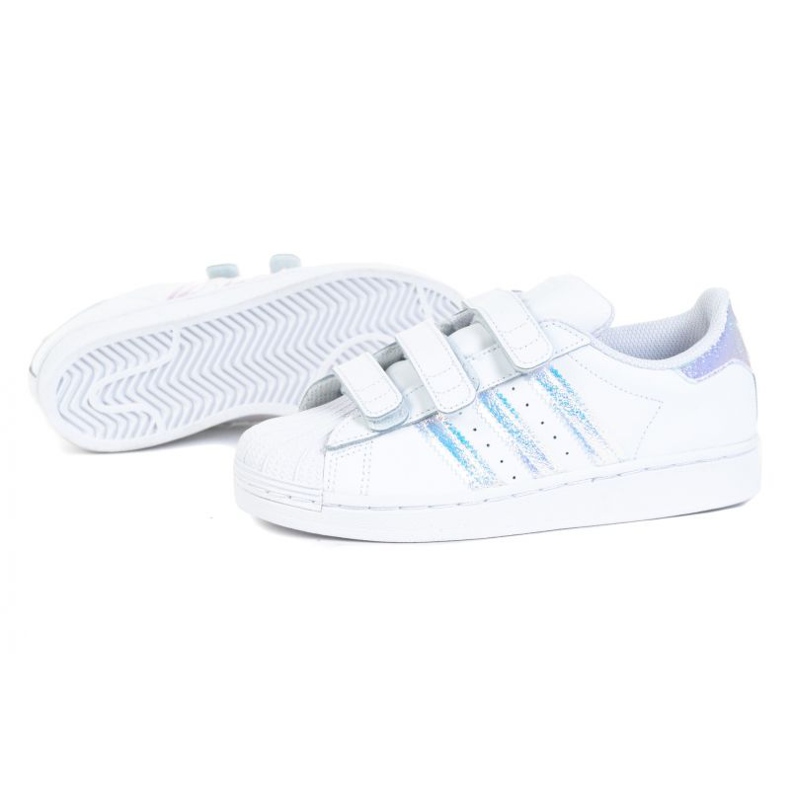 Tênis Adidas Superstar Cf C FV3655 branco preto