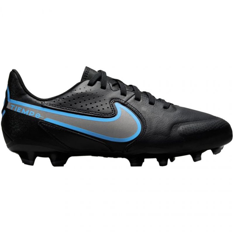 Chuteiras Nike Tiempo Legend 9 Academy FG / MG Jr DA1333-004 preto preto