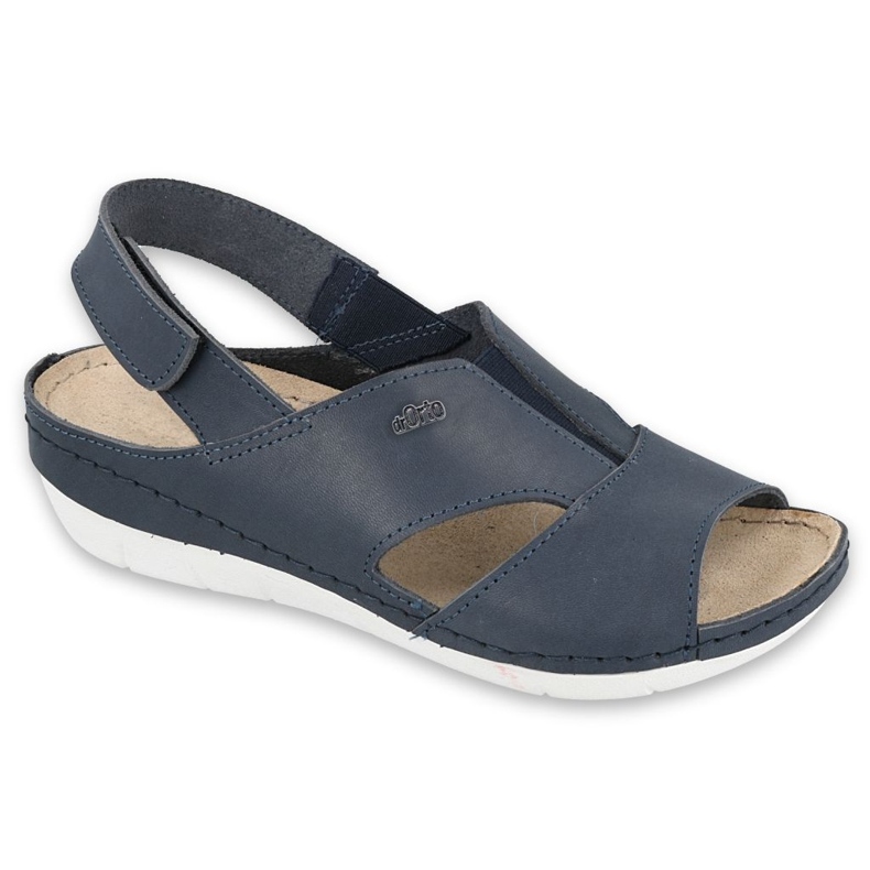 Sapatos femininos Befado 158D015 azul