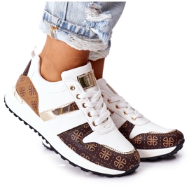 Calçados Esportivos Tênis Branco Próximo castanho