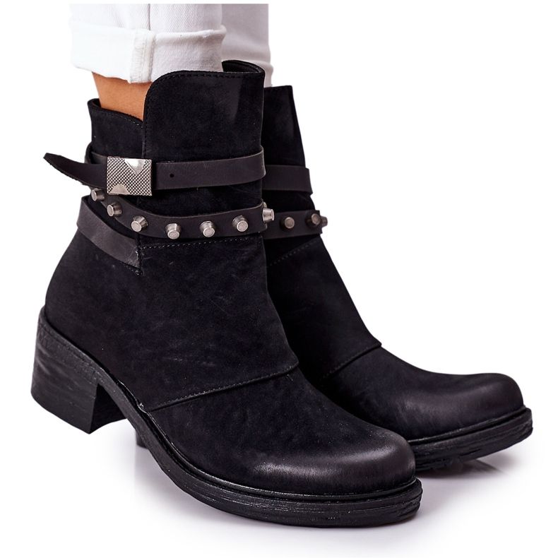 PS1 Botas Quentes De Salto Alto Preto Effie PS1 Botas Quentes De Salto Alto Preto Effie