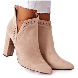 PS1 Botas quentes em um bar bege Sally PS1 Botas quentes em um bar bege Sally
