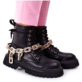 Botas altas e elegantes do Graal preto