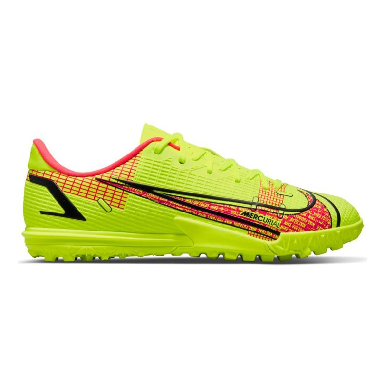 Chuteiras Nike Mercurial Vapor 14 Academy Tf Jr CV0822-760 amarelo amarelo
