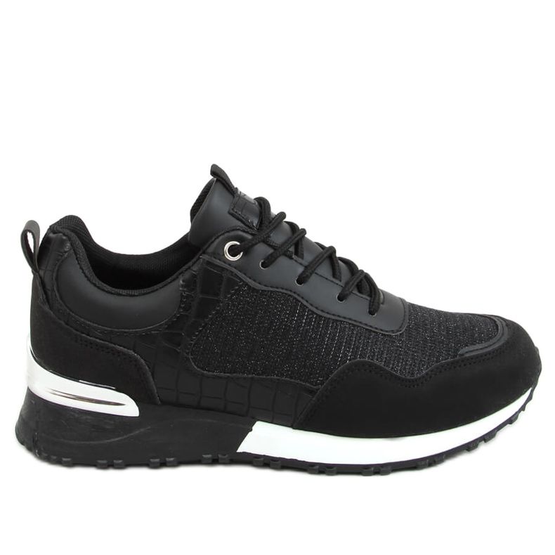 Sapatos esportivos femininos negros YL-52 Preto