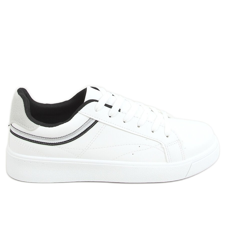 Tênis feminino branco B0-686 BRANCO / PRETO