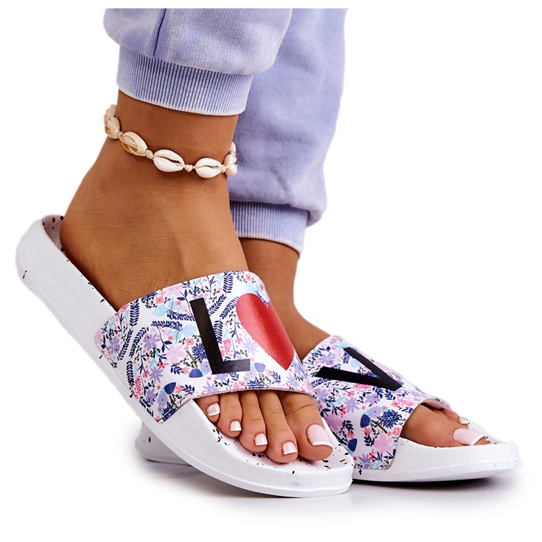 Chinelos femininos Big Star Love Branco DD274A256