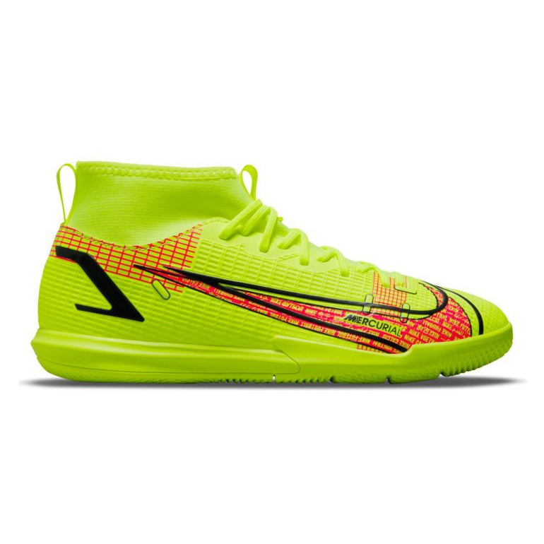 Chuteiras Nike Mercurial Superfly 8 Academy Ic Jr CV0784-760 multicolorido amarelos Chuteiras Nike Mercurial Superfly 8 Academy Ic Jr CV0784-760 multicolorido amarelos