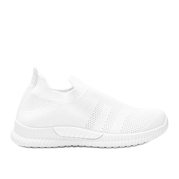 Tênis esportivos com borda infinita branca branco