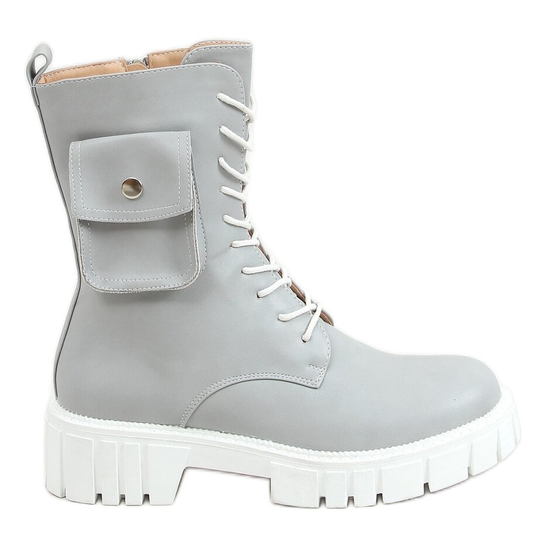 Trabalhadores cinza com bolso UK50P L.GRAY