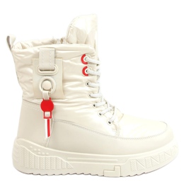 Botas de neve femininas bege NB509P bege