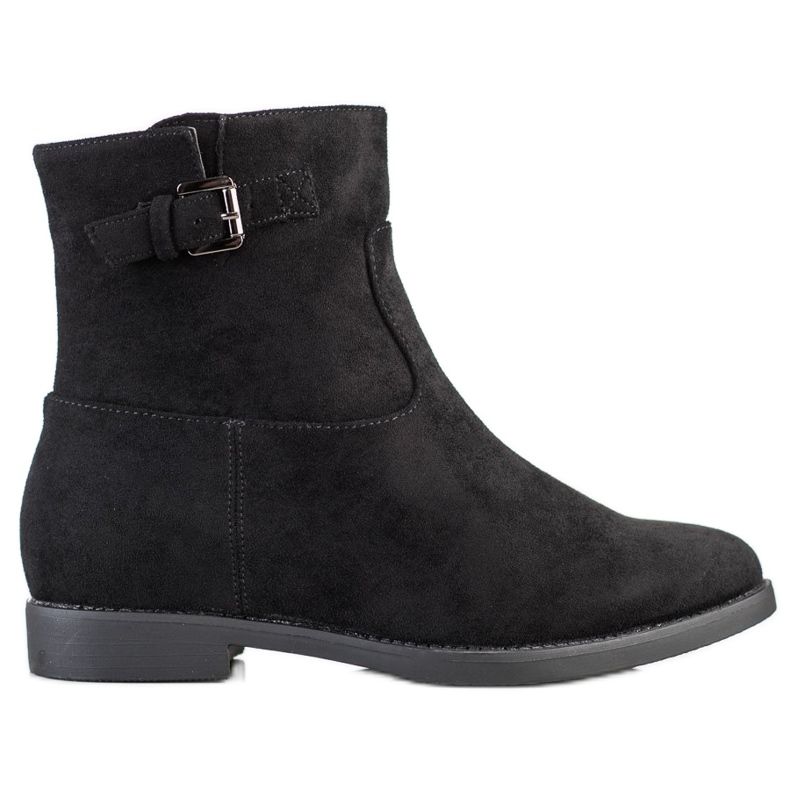 J. Star Botas pretas de tornozelo preto