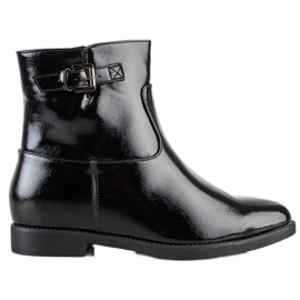 J. Star Botas pretas de tornozelo preto