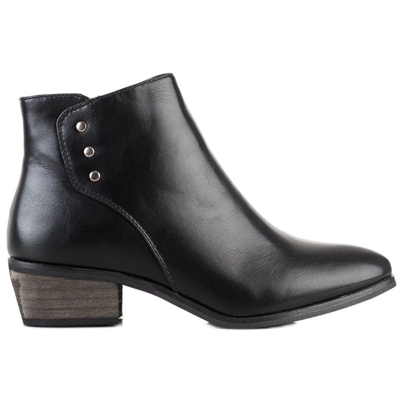 J. Star Botas casuais em um poste baixo preto
