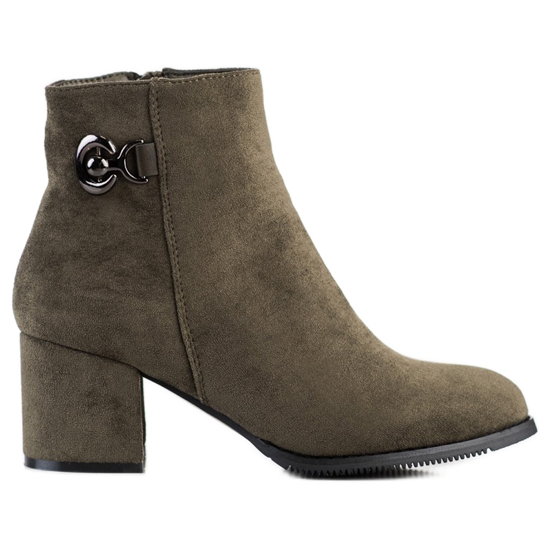 J. Star Botas de salto alto verde