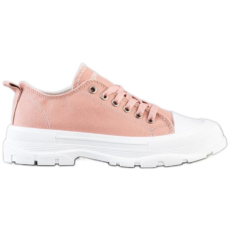 Goodin Tênis na plataforma rosa