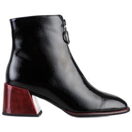 Filippo Botas elegantes com zíper preto