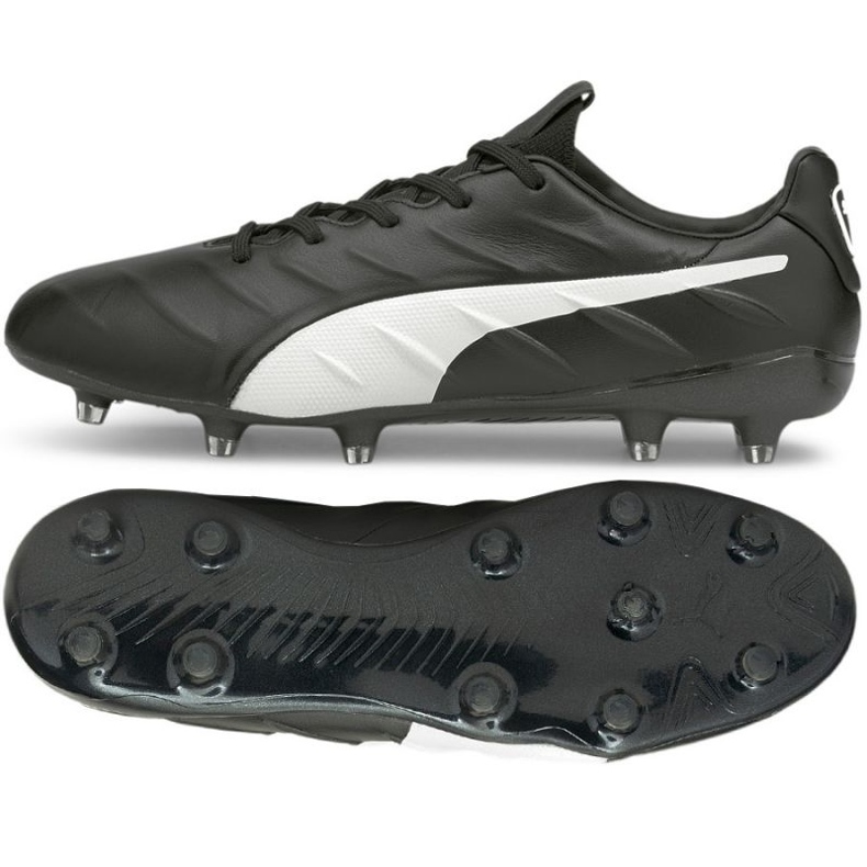 Chuteiras Puma King Platinum 21 FG/AG 106478 01 preto preto