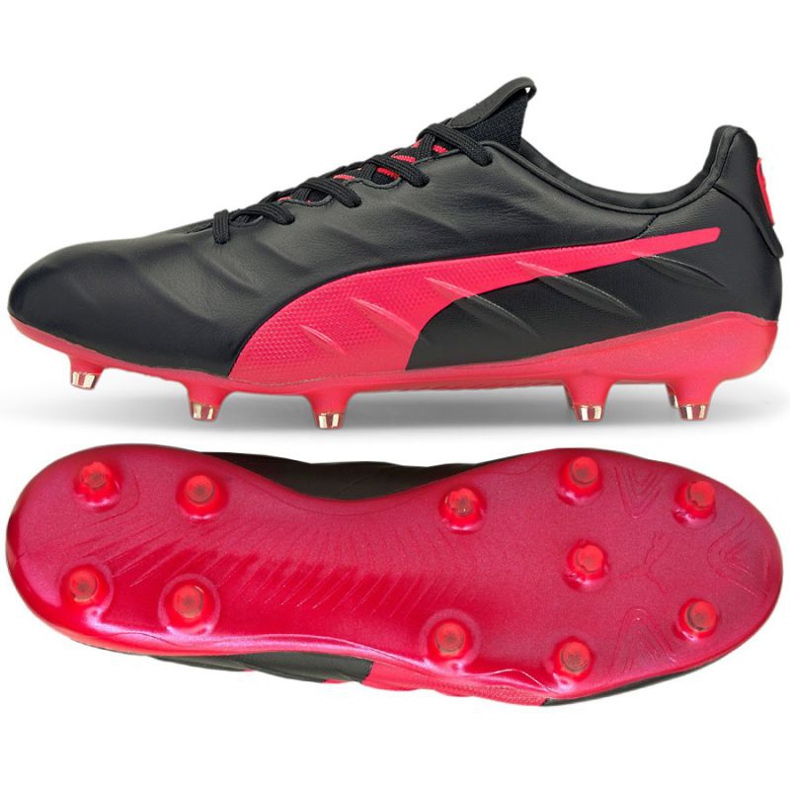 Puma King Platinum 21 FG / AG M 106478 02 chuteiras preto preto