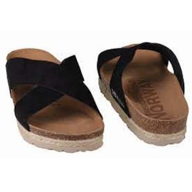 Geographical Norway Chinelos Geográficos Noruega Sandalias Bios Tiras Cruzadas W GNW20411-01 preto