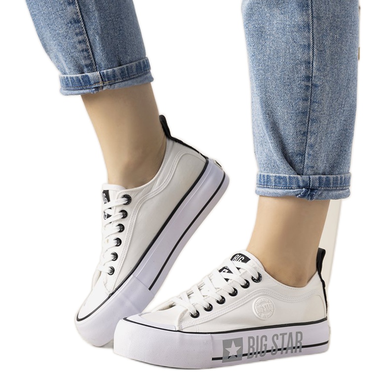 Tênis feminino Alexa Big Star branco