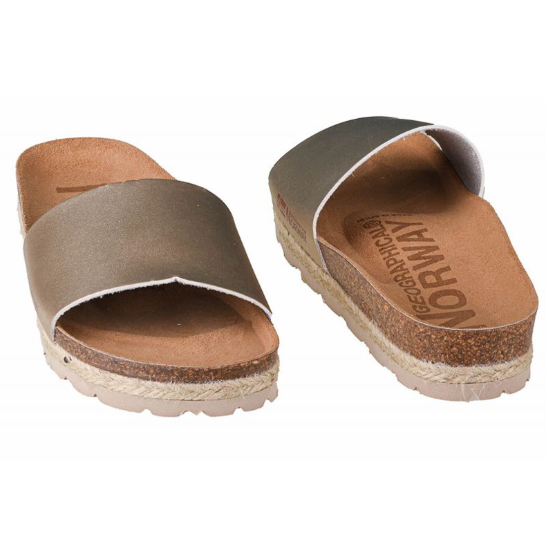 Geographical Norway Sandálias Geográficas da Noruega Baja Verano chinelos W GNW20406-27 dourado