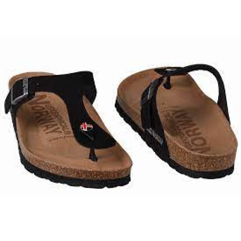 Geographical Norway Flip-flops Geográfico Noruega Sandalias Esclavas Bios W GNW20408-01 preto