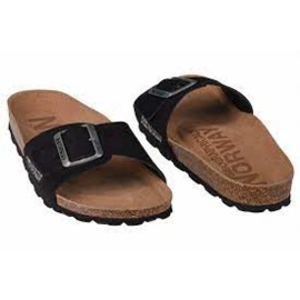 Geographical Norway Geográfica Noruega Sandalias Bios Pala Hebilla chinelos W GNW20410-01 preto