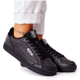 Tênis feminino de couro Memory Foam Big Star II274320 preto