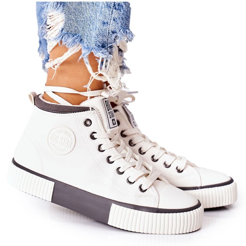 Tênis de alto isolamento Big Star II274158 Branco