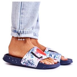 Chinelos de borracha Big Star Love DD274A257 azul marinho azul-marinho multicolorido