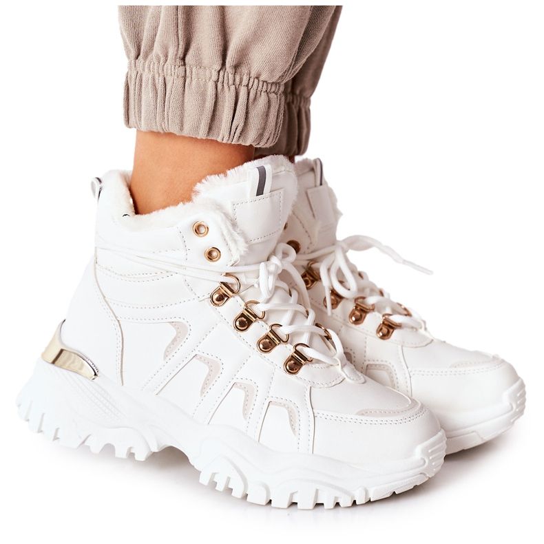 BM Botas isolantes brancas femininas Hareshaw branco
